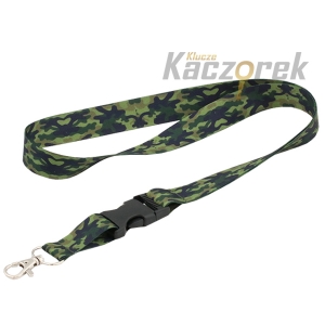 Smycz 090 - 20 mm - szybkozłączka - moro ciemne